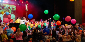 Šurmulingai paminėtas pirmasis Marijampolės vaikų lopšelio-darželio gimtadienis