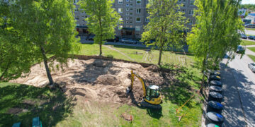 Tęsiamas automobilių stovėjimo aikštelių atnaujinimas