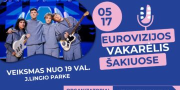 Šakiuose rengiamas Eurovizijos vakarėlis