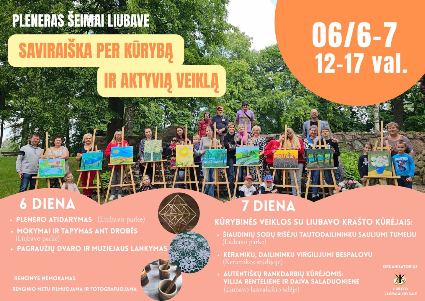 Pleneras šeimai „Saviraiška per kūrybą ir aktyvią veiklą“