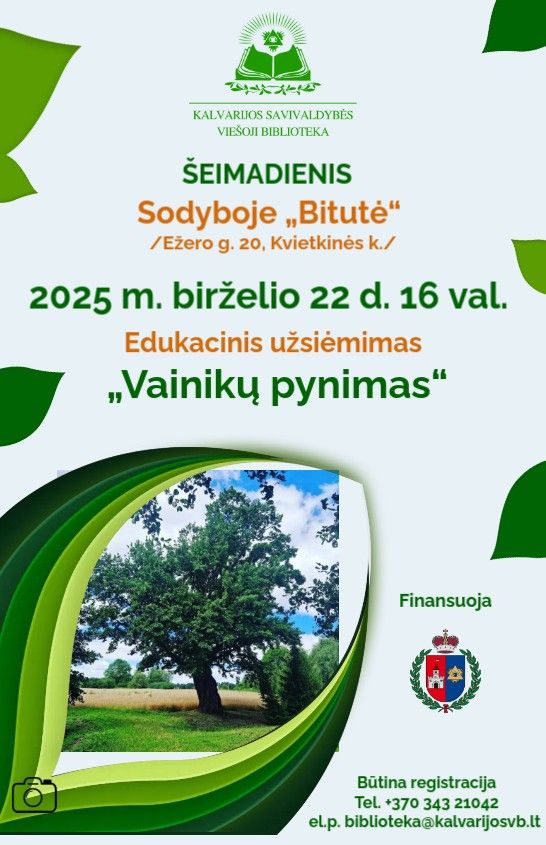 Edukacinis užsiėmimas „Vainikų pynimas“