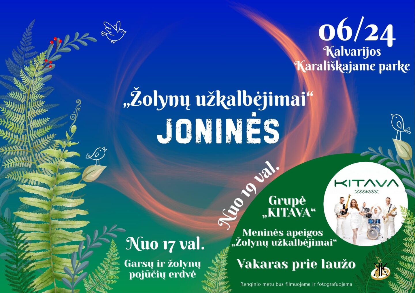 Joninės Kalvarijos Karališkajame parke 2025