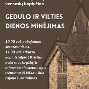 Gedulo ir vilties dienos minėjimas