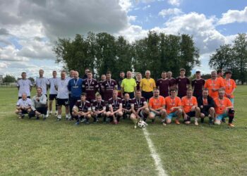 Sužaistos futbolo varžybos Lietuvos seniūnijų sporto žaidynėse