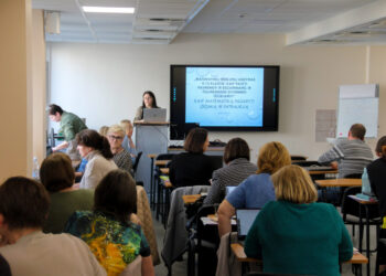 Vilkaviškio rajono savivaldybės matematikos mokytojai tobulinosi ilgalaikės profesinio tobulėjimo programos mokymuose