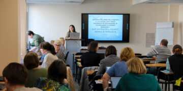 Vilkaviškio rajono savivaldybės matematikos mokytojai tobulinosi ilgalaikės profesinio tobulėjimo programos mokymuose