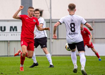 „Sūduva B“ sezono pusiaukelę pasiekė iškovodama pergalę