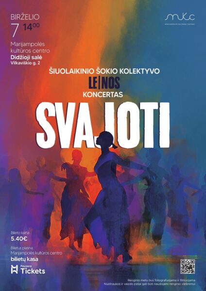 Šiuolaikinio šokio kolektyvo LE|NOS koncertas „SVAJOTI"