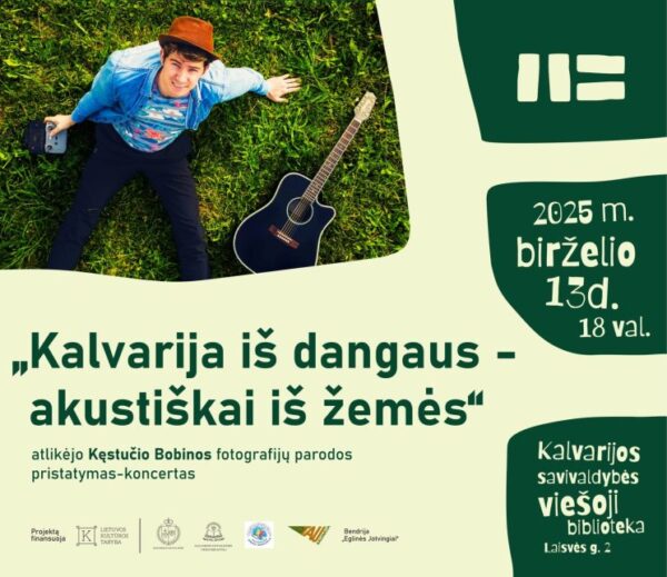 Kęstučio Bobinos nuostabios fotografijų parodos pristatymas-koncertas