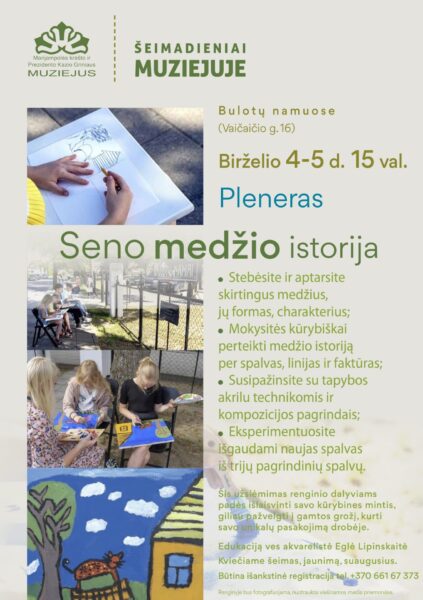 Šeimadienis-pleneras „Seno medžio istorijaׅ“