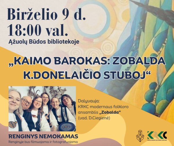 KAIMO BAROKAS: ZOBALDA K. DONELAIČIO STUBOJ