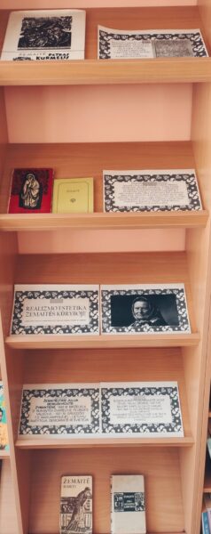 Literatūrinė paroda „Realizmo estetika Žemaitės kūryboje”, skirta 18-ajai Žemaitės gimimo sukakčiai