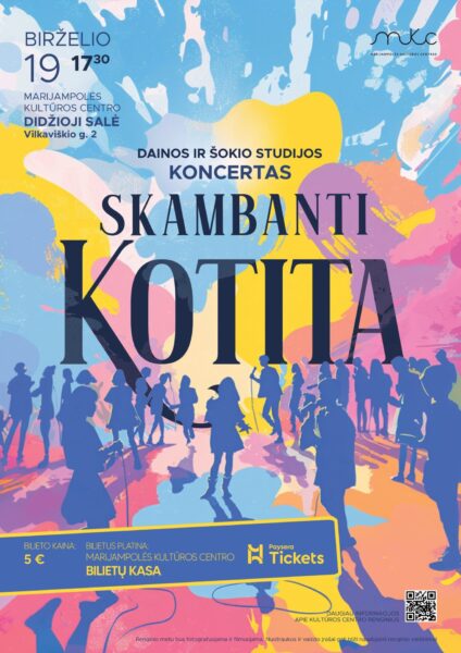 KONCERTAS „SKAMBANTI KOTITA“ | MARIJAMPOLĖ