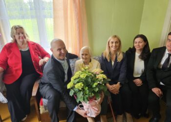 Pasveikinta šimtametė Gelgaudiškio seniūnijos gyventoja