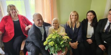 Pasveikinta šimtametė Gelgaudiškio seniūnijos gyventoja