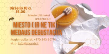 Miesto (ir ne tik) medaus degustacija