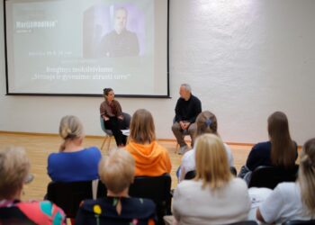 Marijampolėje viešėjo aktorius Giedrius Savickas