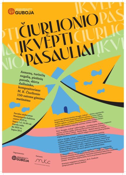 Lietuvos specialiosios kūrybos draugijos „Guboja” kūrybos darbų paroda „MK Čiurlionio įkvėpti pasauliai”