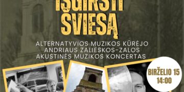 Akustinės muzikos koncertas PAMATYTI GARSĄ, IŠGIRSTI ŠVIESĄ