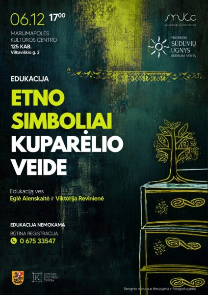 EDUKACIJA „ETNO SIMBOLIAI KUPARĖLIO VEIDE“