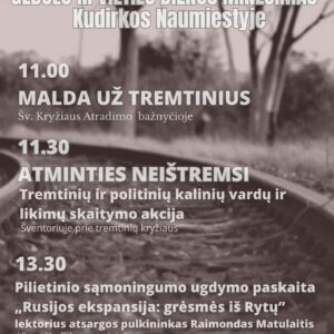 Gedulo ir vilties diena Kudirkos Naumiestyje