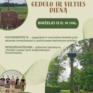 Gedulo ir vilties diena Žvirgždaičiuose