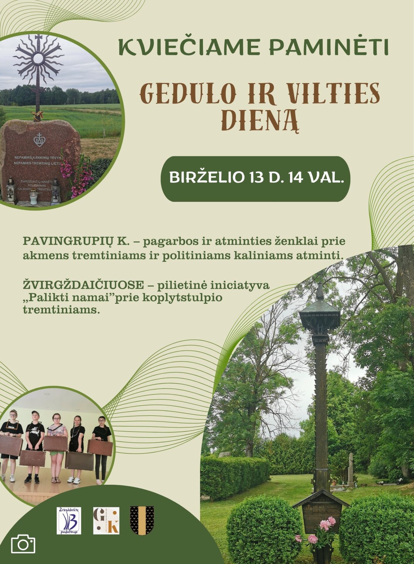 Gedulo ir vilties diena Žvirgždaičiuose