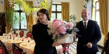 Gelgaudiškyje lankėsi Pirmoji šalies ponia Diana Nausėdienė