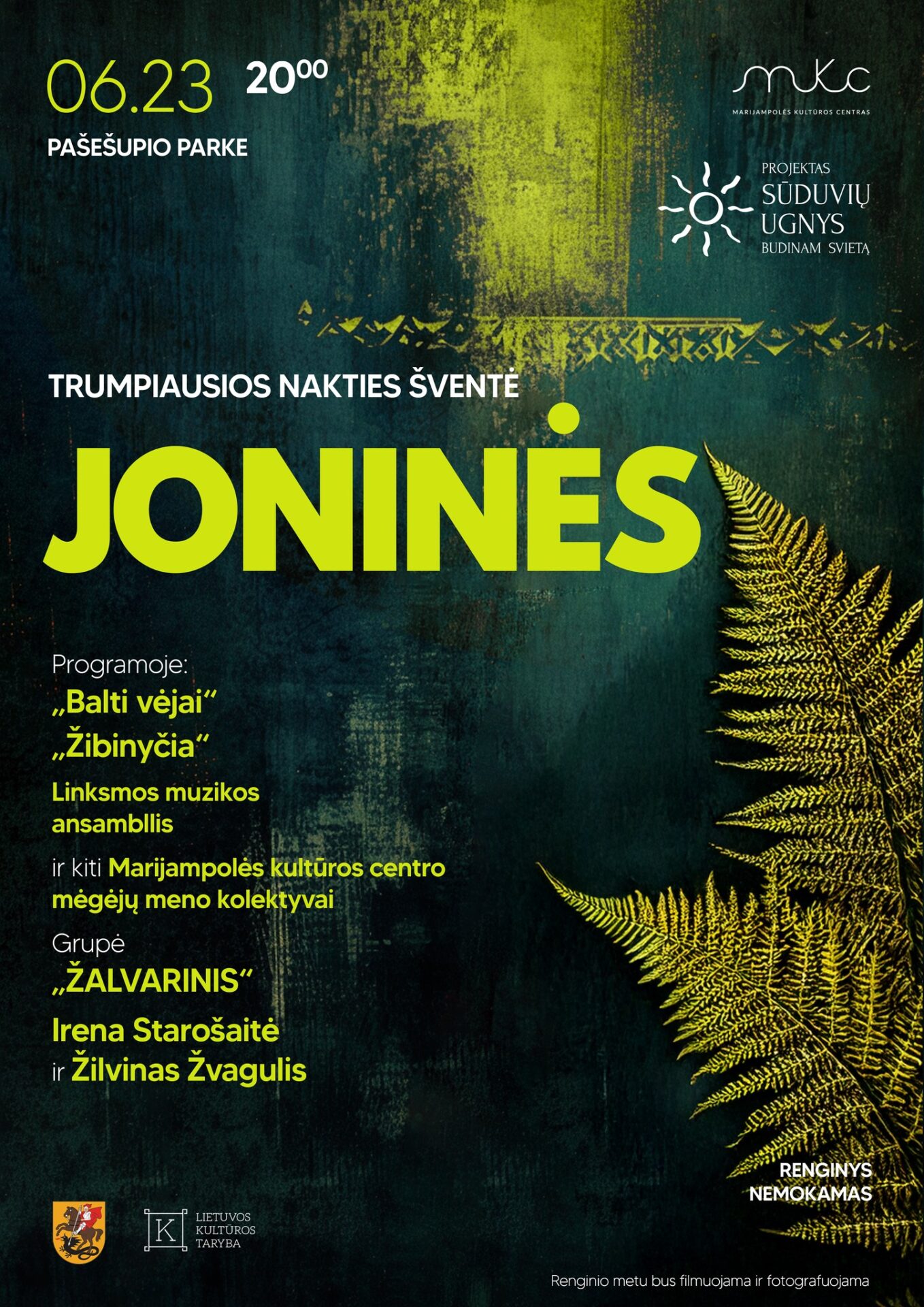 Joninės Pašešupio parke