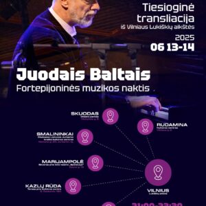 Kultūros nakties programa „Juodais baltais“