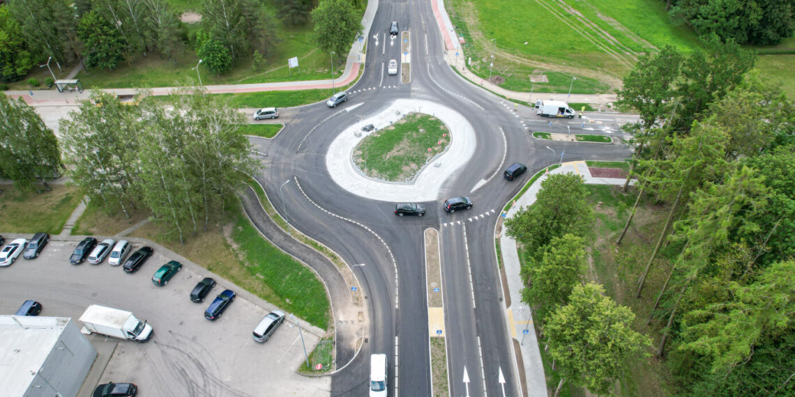 Marijampolėje atidarytas Vilkaviškio gatvės žiedas