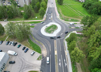 Marijampolėje atidarytas Vilkaviškio gatvės žiedas