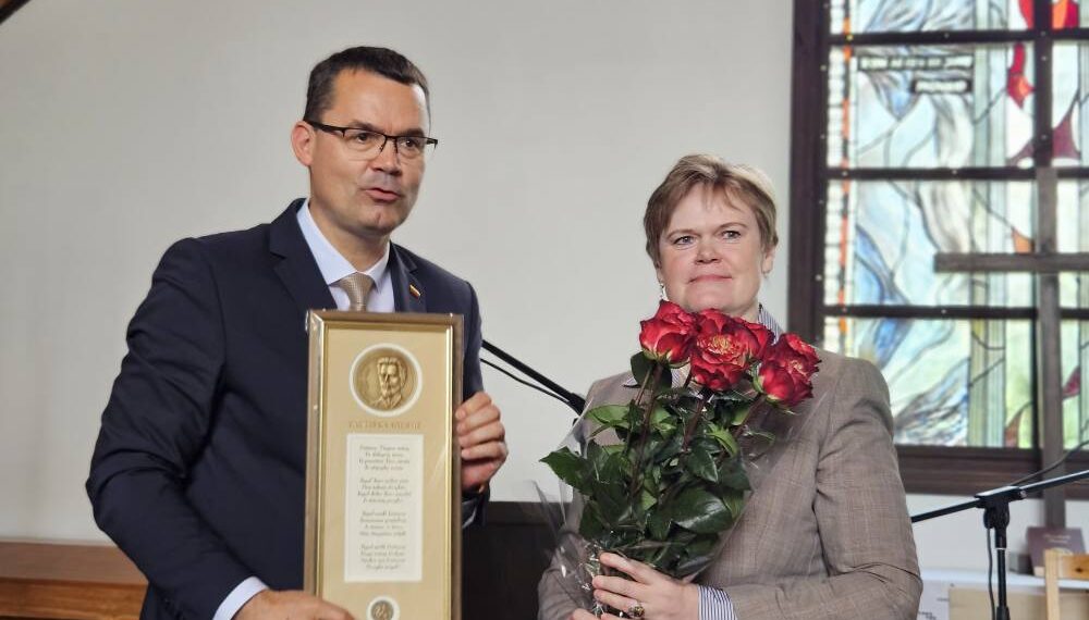 Pagerbta kalbininkė Dr. Rima Bakšienė