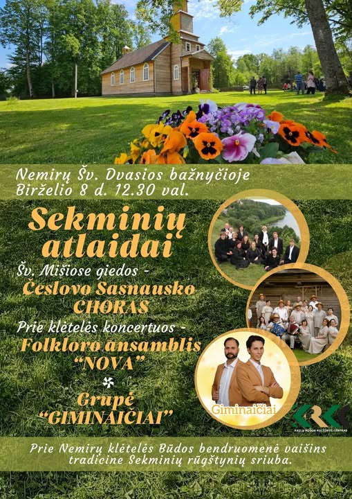 SEKMINIŲ ATLAIDAI