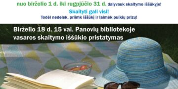 Skaitymo iššūkio „Vasara su knyga“ pristatymas