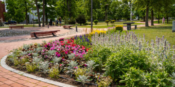 Marijampolė tampa vis modernesnė – Vytauto Didžiojo parke įdiegta išmani želdinių laistymo sistema