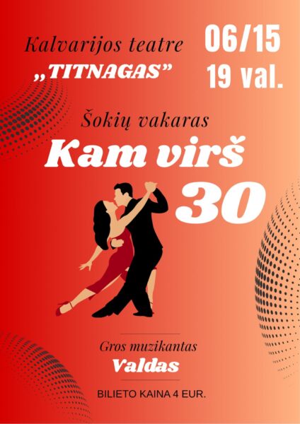 „Šokiai kam virš 30“