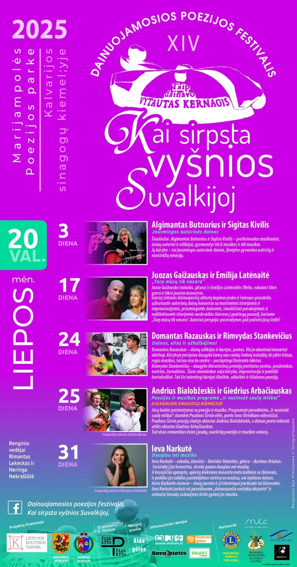 XIV-asis dainuojamosios poezijos festivalis „Kai sirpsta vyšnios Suvalkijoj“