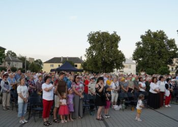 Tautiška giesmė skambėjo ir Vilkaviškyje
