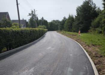 Panovių kaime atnaujinta Novos gatvė