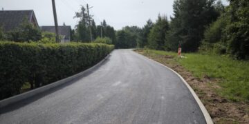 Panovių kaime atnaujinta Novos gatvė