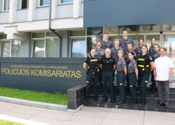 Marijampolės apskrities policija pasipildė naujais pareigūnais