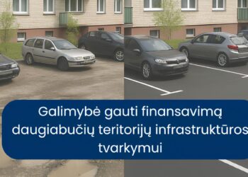 Daugiabučių namų gyventojams - galimybė gauti dalinį finansavimą infrastruktūros objektų tvarkymui
