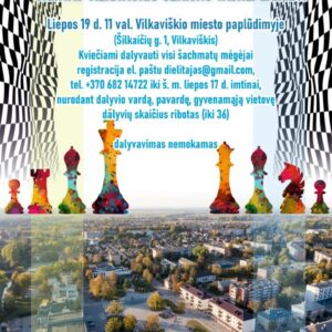 Greitųjų šachmatų turnyras, Vilkaviškio seniūno taurei laimėti