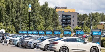 Ignitis ON elektromobilių įkrovimo parkas Palangoje