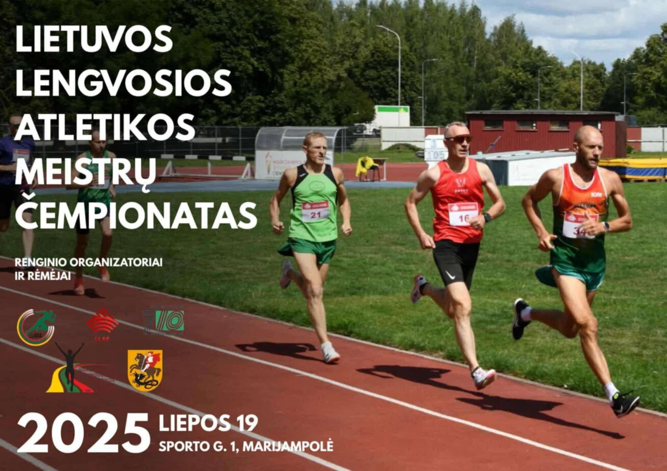 Kviečiama registruotis į lengvosios atletikos meistrų čempionatą Marijampolėje