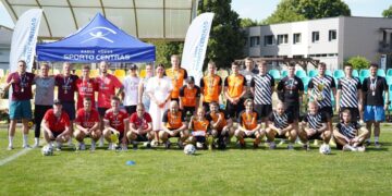 Marijampolės apskrities atvirame 7×7 futbolo turnyre triumfavo Kybartų „Jaunystė 2000“ futbolininkai