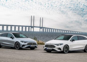 „Mercedes-Benz“ pristato pirmąjį savo visiškai elektrinį „Shooting Brake“ modelį – CLA