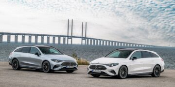 „Mercedes-Benz“ pristato pirmąjį savo visiškai elektrinį „Shooting Brake“ modelį – CLA
