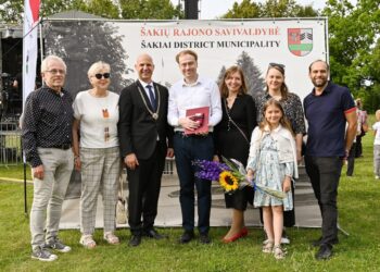 Miesto šventės metu pagerbti Šakių krašto nusipelnę asmenys